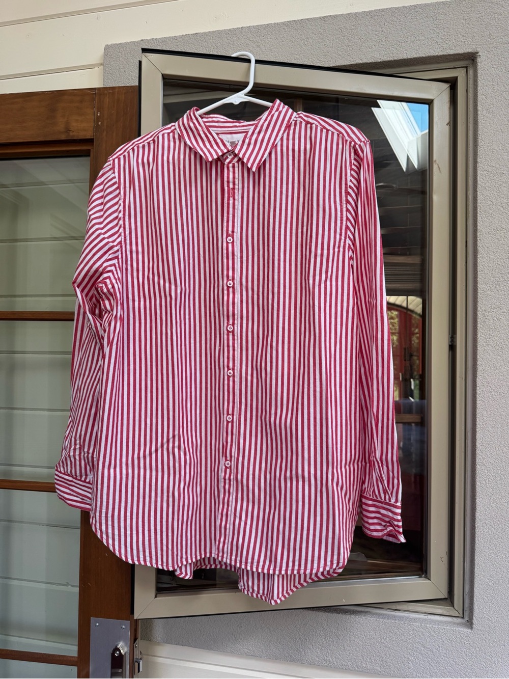Dear John Red & White Striped Button-Down Shirt